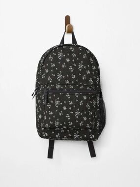 Vans Black Floral Backpack